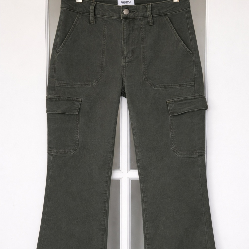 Sonoma Olive Utility Cargo Pants